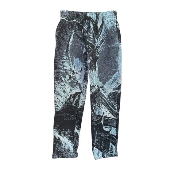 Retrovert Abstract Graphic Knit Jogger Pants - Picture 3 of 7